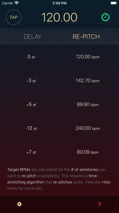 Tempus - Delay Calculator Ekran Görüntüleri