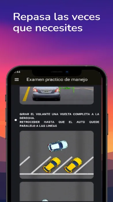 Ảnh chụp màn hình của Practical driving test