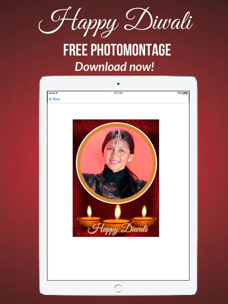 Deepavali Photo Frame Diwali iPad  Ekran Görüntüleri