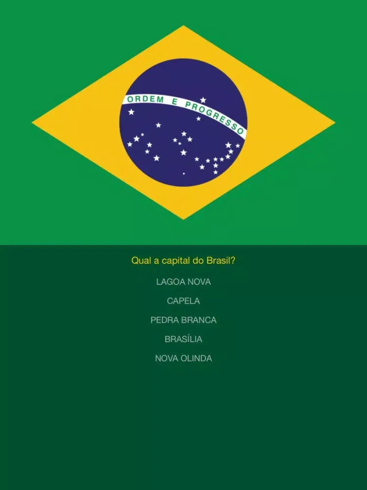 Tangkapan skrin Capitais do Brasil Free iPad 