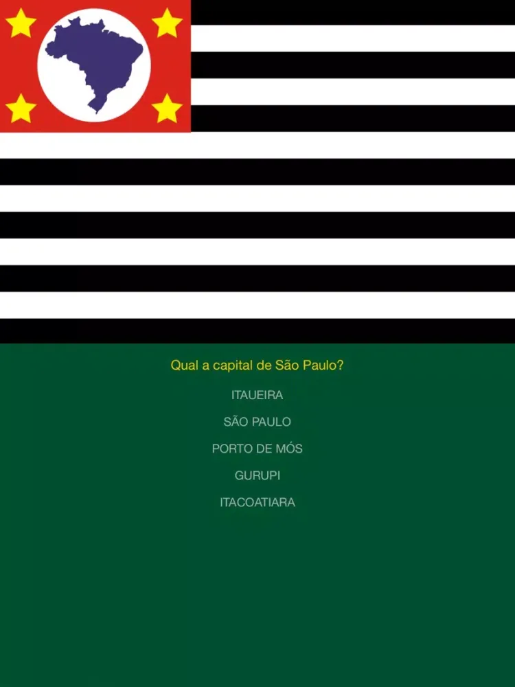 Tangkapan skrin Capitais do Brasil Free iPad 
