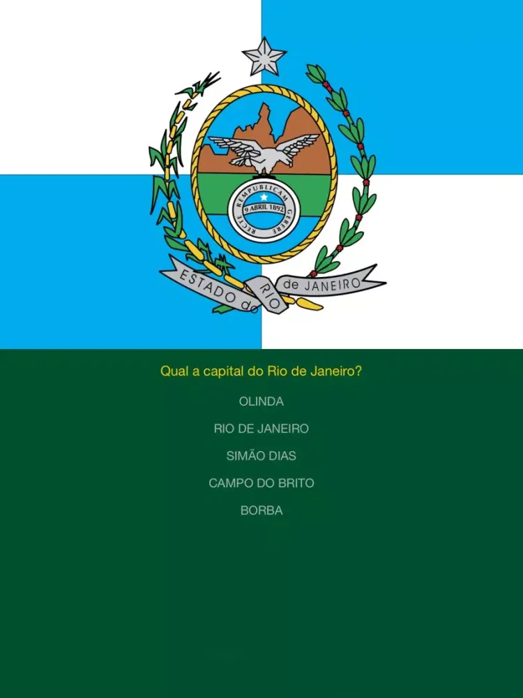 Tangkapan skrin Capitais do Brasil Free iPad 