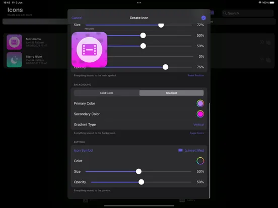Iconery - Create Icons iPad  Screenshots