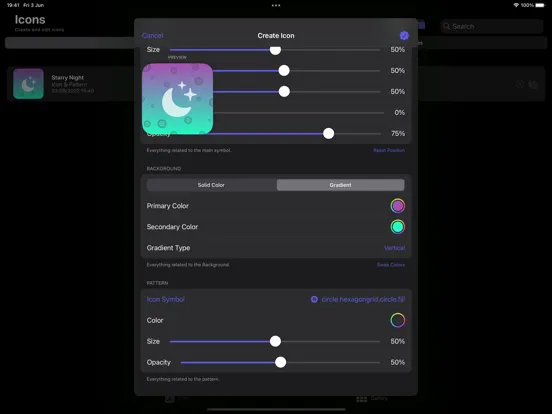 Iconery - Create Icons iPad  Screenshots