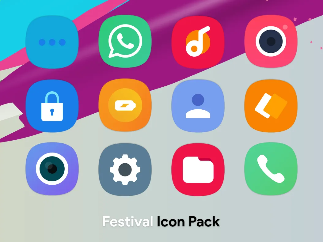 ภาพหน้าจอของ Festival Icon Pack