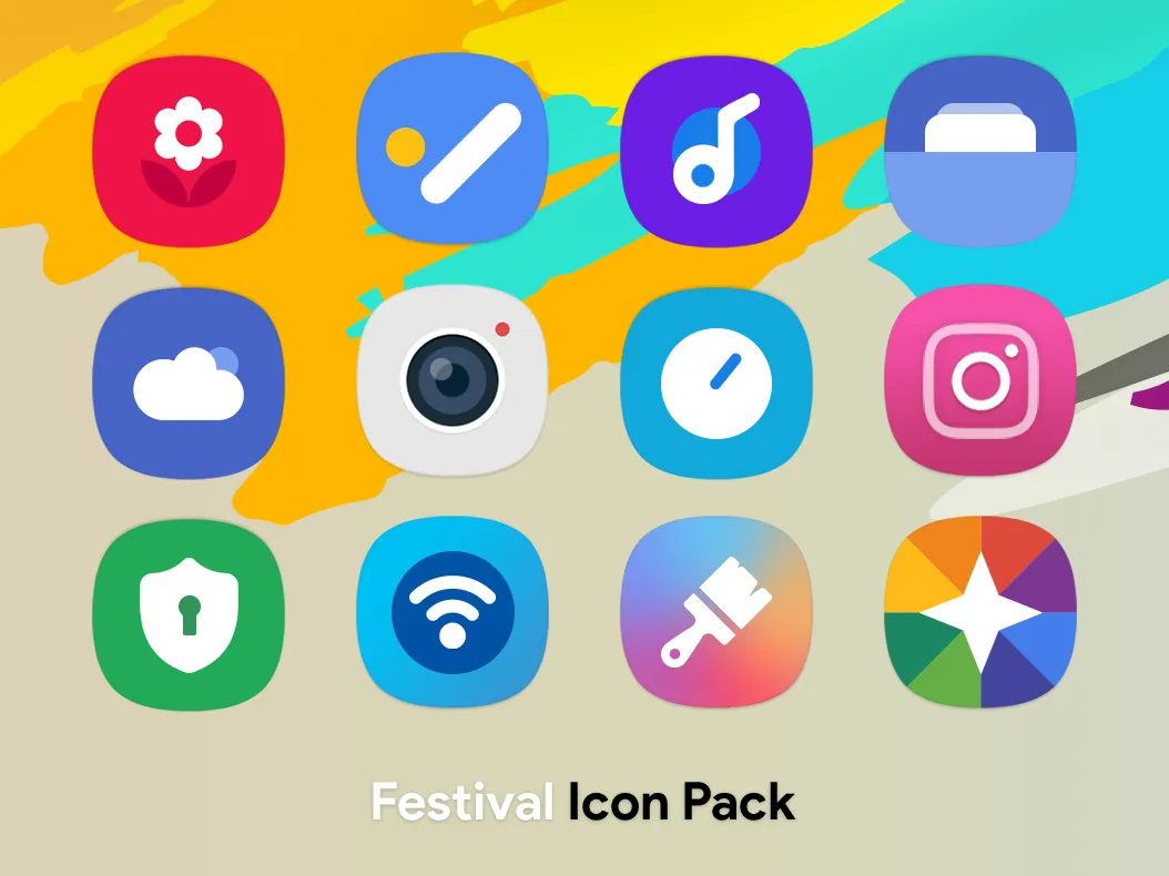 ภาพหน้าจอของ Festival Icon Pack