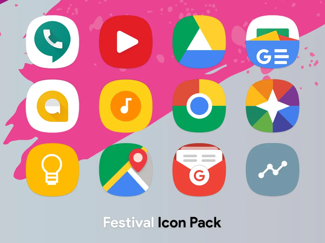 ภาพหน้าจอของ Festival Icon Pack