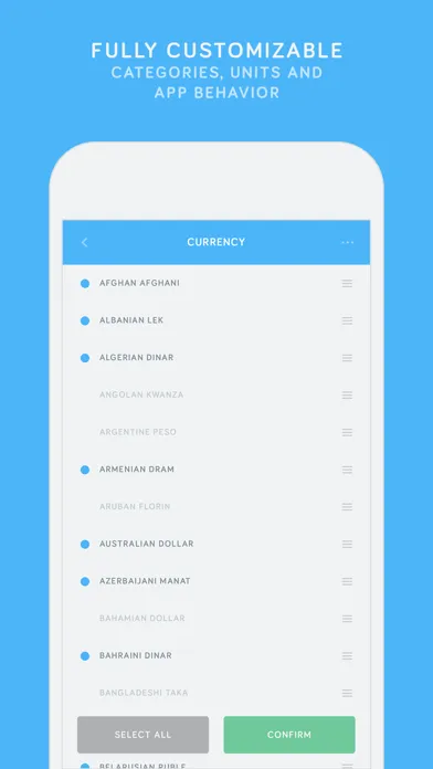 Amount Plus - Unit Converter Screenshots