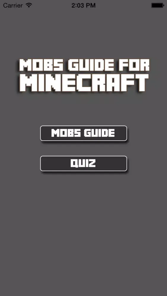 Capturas de tela do Mobs Guide For Minecraft