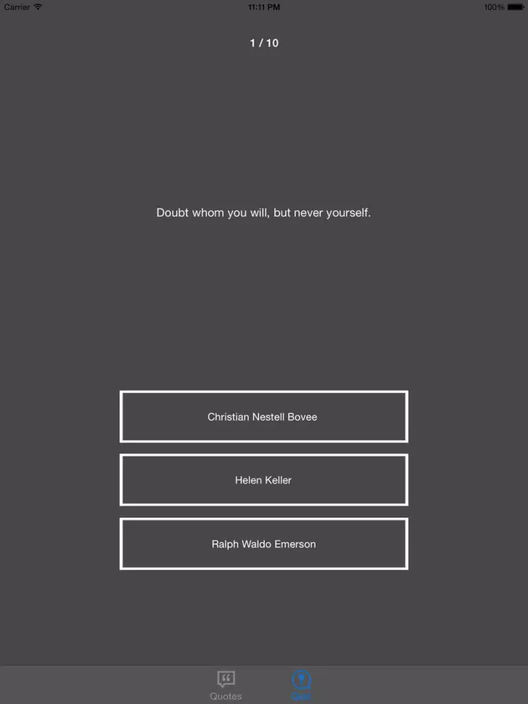 Quotes Lite iPad 应用截图