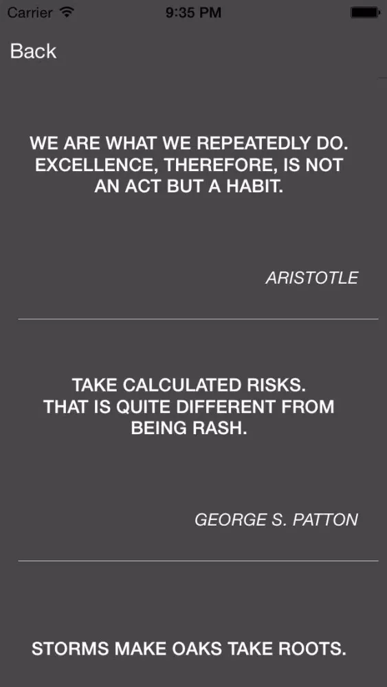 Quotes Lite应用截图
