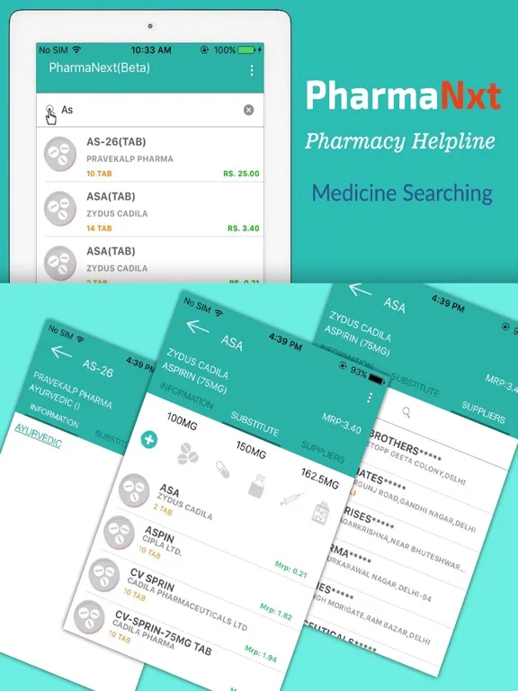 PharmaNXT iPad  स्क्रीनशॉट