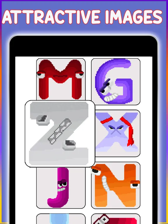 Capturas de pantalla de Alphabets Pixel Art No. Color iPad 