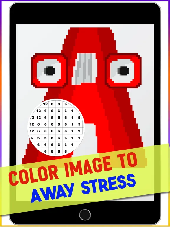Capturas de pantalla de Alphabets Pixel Art No. Color iPad 