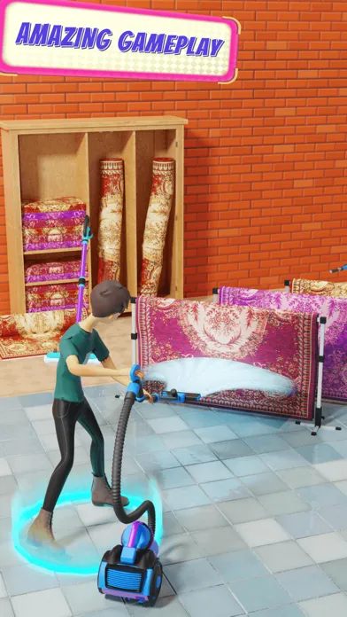 Captures d'écran de Clean The Carpet ASMR Washer