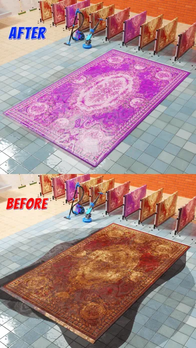 Captures d'écran de Clean The Carpet ASMR Washer