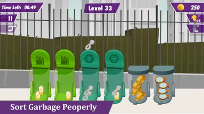 Ảnh chụp màn hình của Garbage Sort Color Puzzle Game