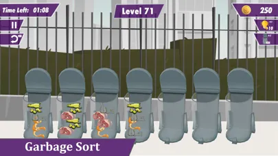 Ảnh chụp màn hình của Garbage Sort Color Puzzle Game
