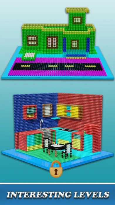 Capturas de tela do Idle Magnet Construction 3D