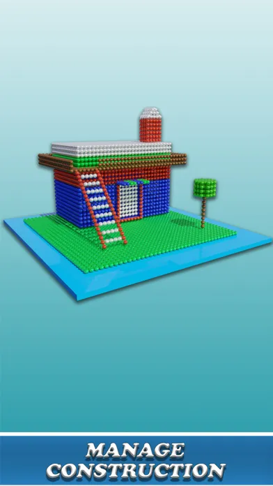 Capturas de tela do Idle Magnet Construction 3D
