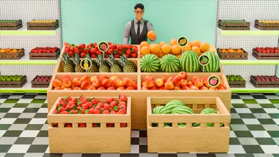 Supermarket Organizer Game 3D Screenshots