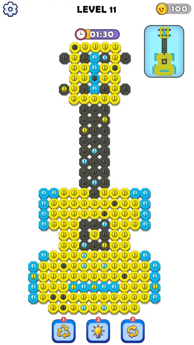 Nut n Bolt Color Sorting Game স্ক্রিনশট