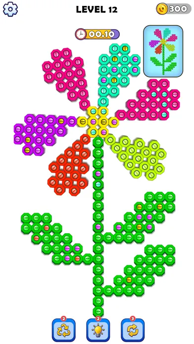 Nut n Bolt Color Sorting Game স্ক্রিনশট