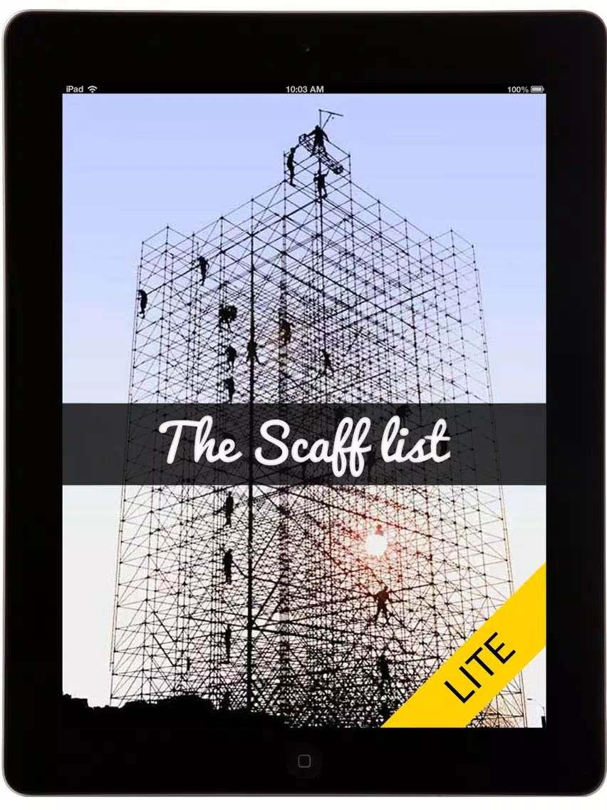 The Scaff List Lite iPad  Ekran Görüntüleri