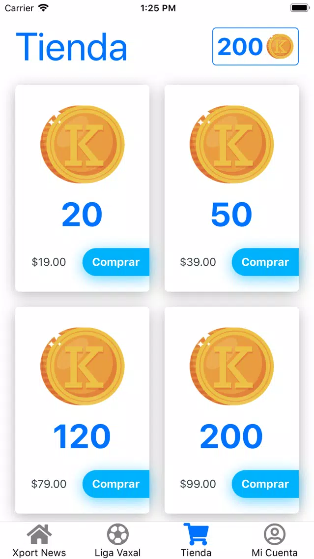 Zrzuty ekranu Vaxal