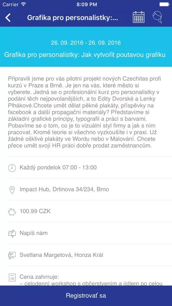 Czechitas স্ক্রিনশট
