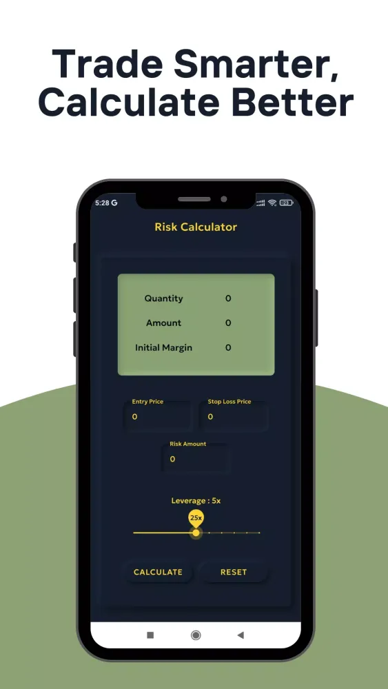 Risk Management Calculator Ekran Görüntüleri