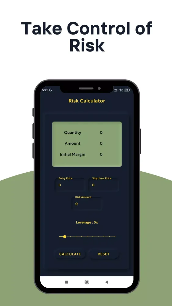 Risk Management Calculator Ekran Görüntüleri
