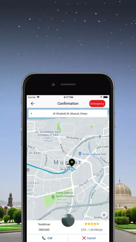 Zrzuty ekranu Marhaba Taxi Oman