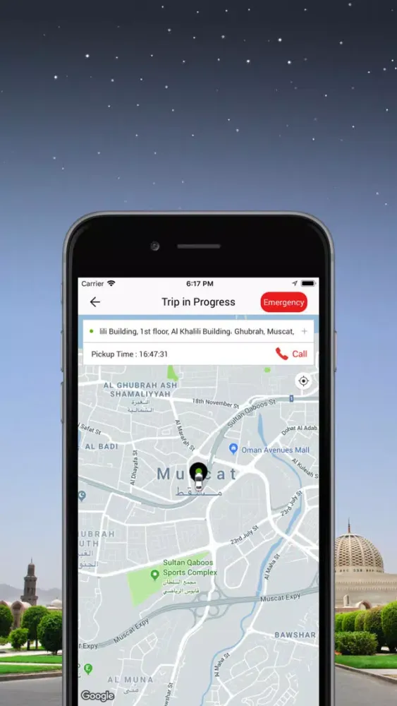 Zrzuty ekranu Marhaba Taxi Oman