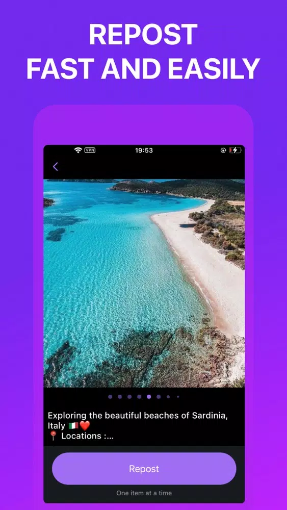 Repost, saver, videos viewer Screenshots