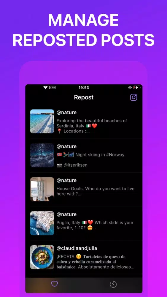 Repost, saver, videos viewer Screenshots