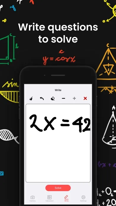 Скриншоты Photo Math Calculator