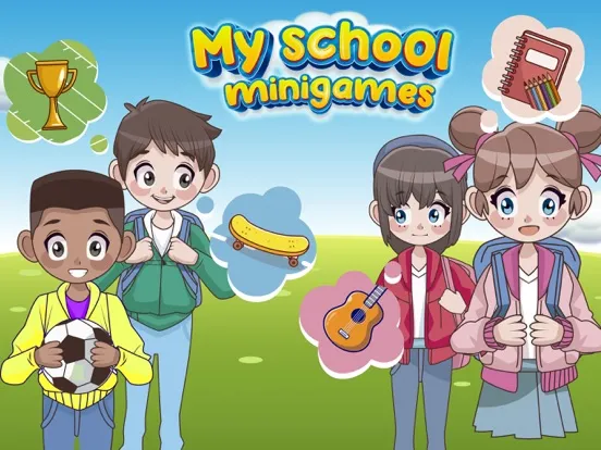 My School Mini Games iPad  Screenshots