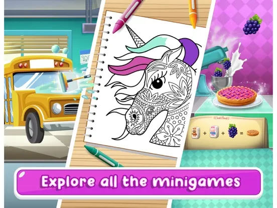 My School Mini Games iPad  Screenshots