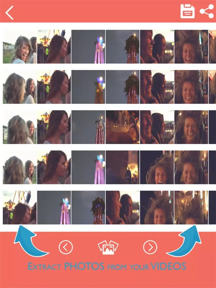 Extract Images From Video iPad  سکرین شاٹس
