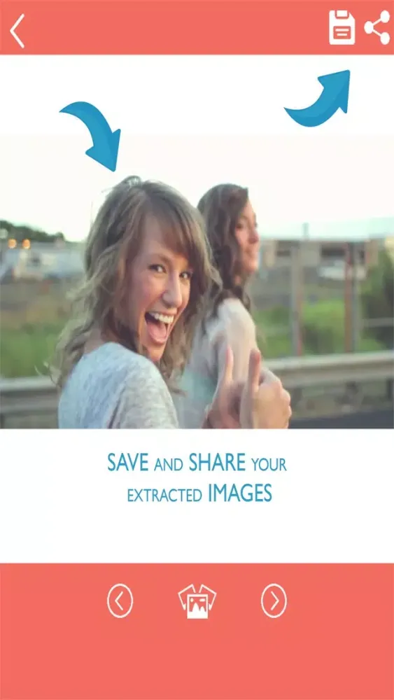 Extract Images From Video سکرین شاٹس