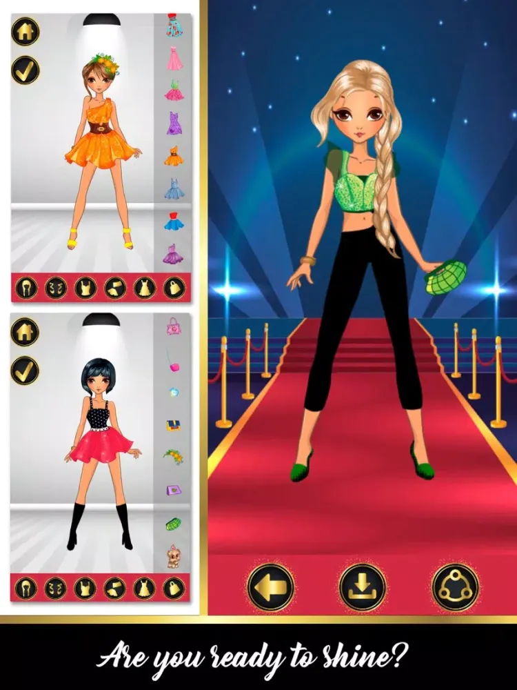 Capturas de pantalla de Dress up – Girls Fashion Show iPad 