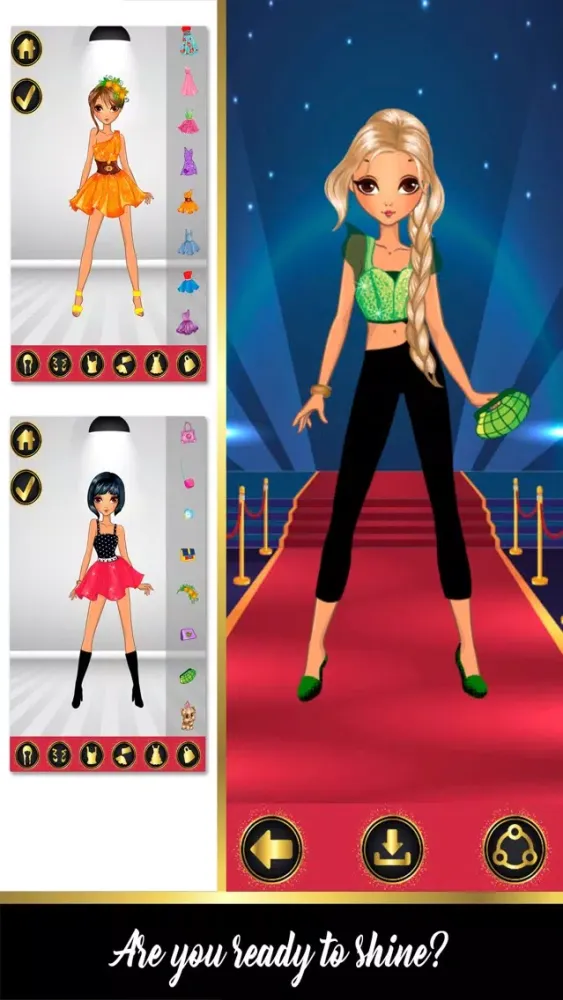 Capturas de pantalla de Dress up – Girls Fashion Show
