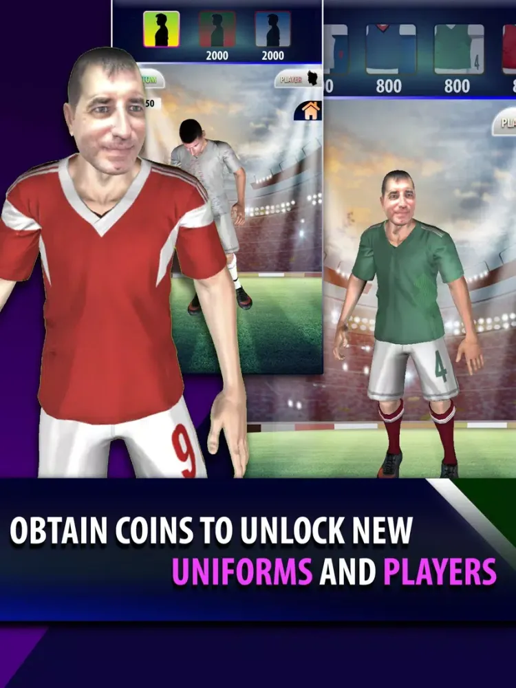 Real Free Kicks 3D Soccer Game iPad 应用截图