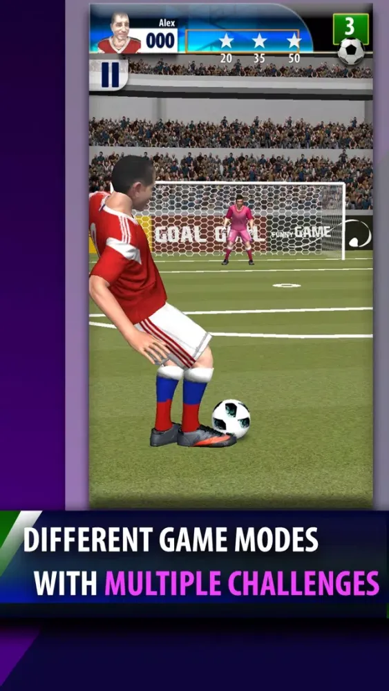 Real Free Kicks 3D Soccer Game应用截图