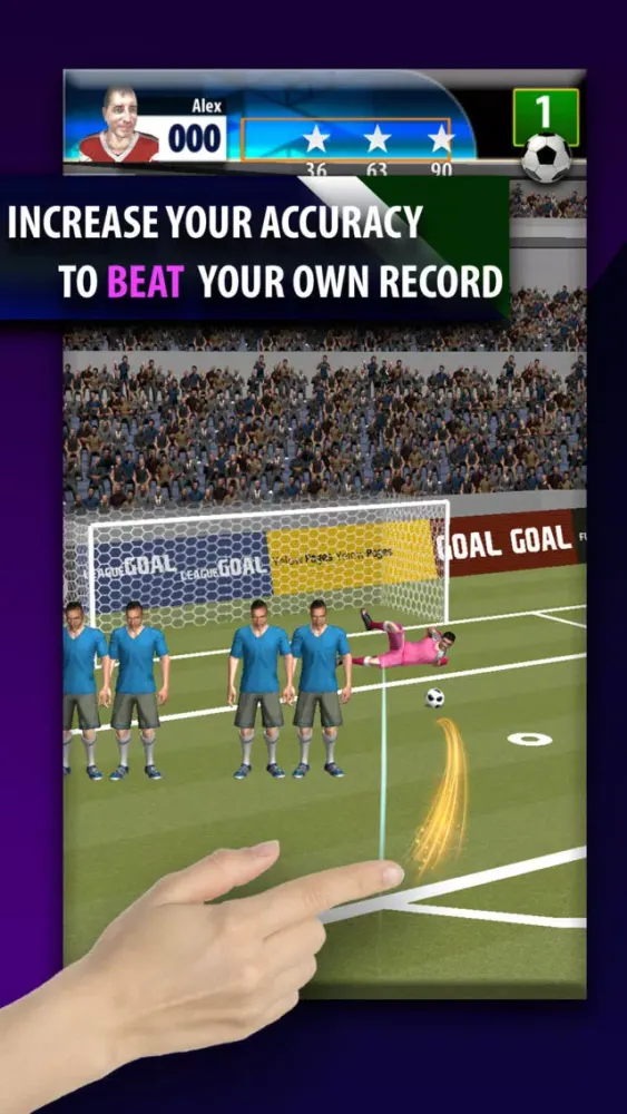 Real Free Kicks 3D Soccer Game应用截图
