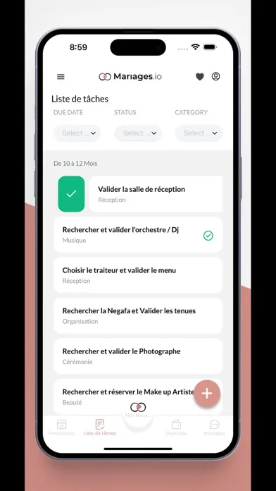 Mariages.io Screenshots