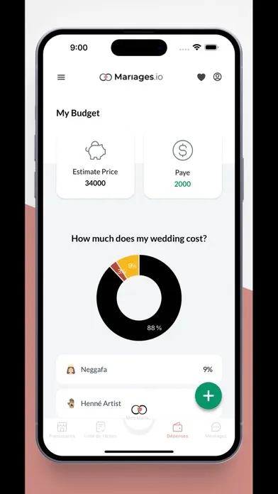 Mariages.io Screenshots