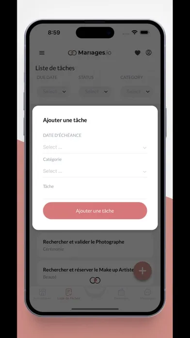 Mariages.io Screenshots