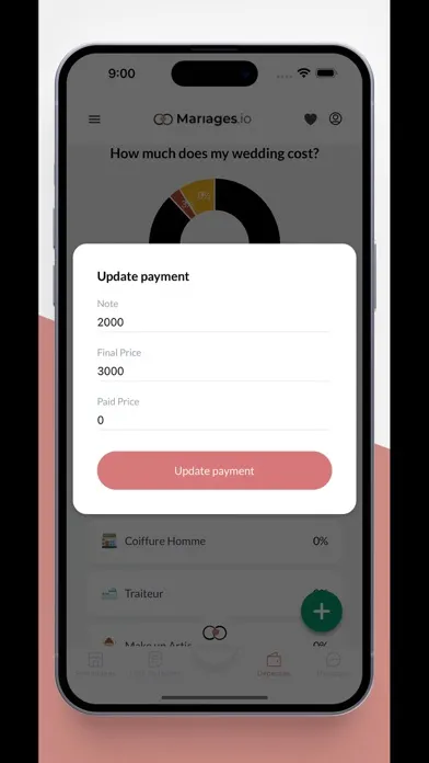 Mariages.io Screenshots
